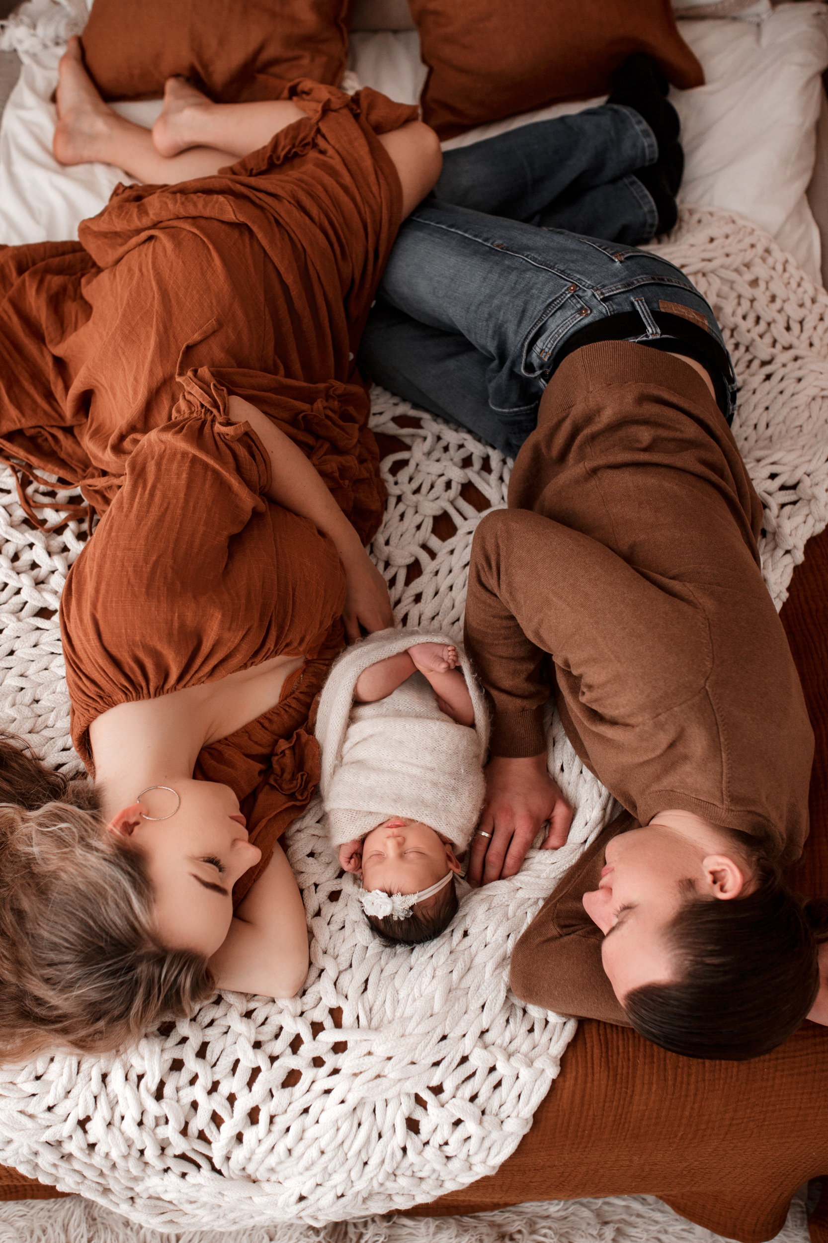 Neugeborenenshooting Heilbronn - Familienbilder Boho