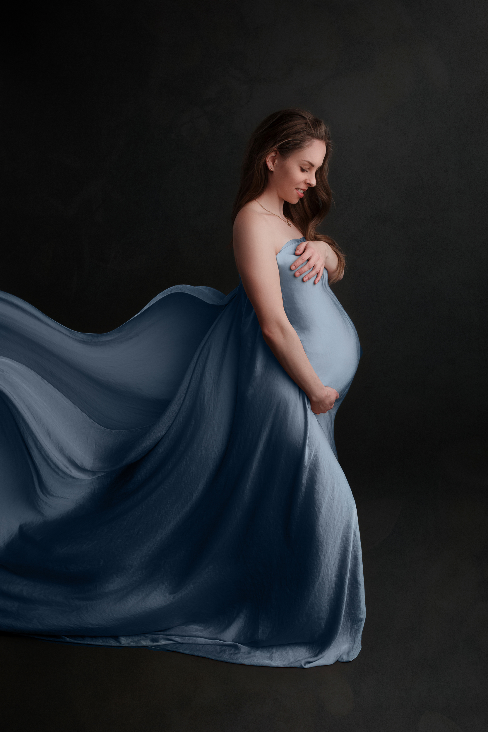 babybauchshooting studio tuch ludwigsburg Babybauch Shooting Großraum Stuttgart - Studiobilder Heilbronn