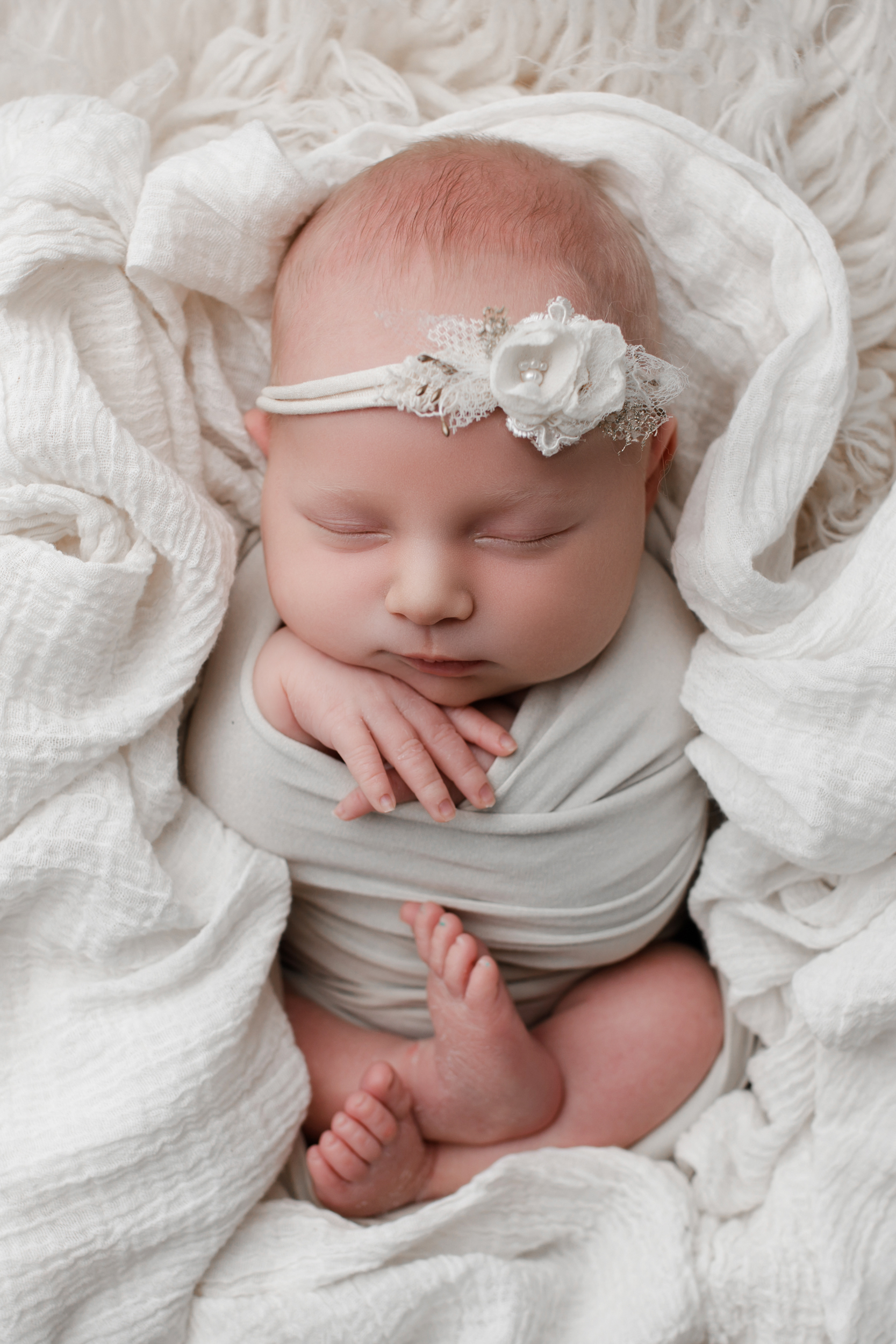 babyshooting weiß haarband heilbronn ludwigsburg